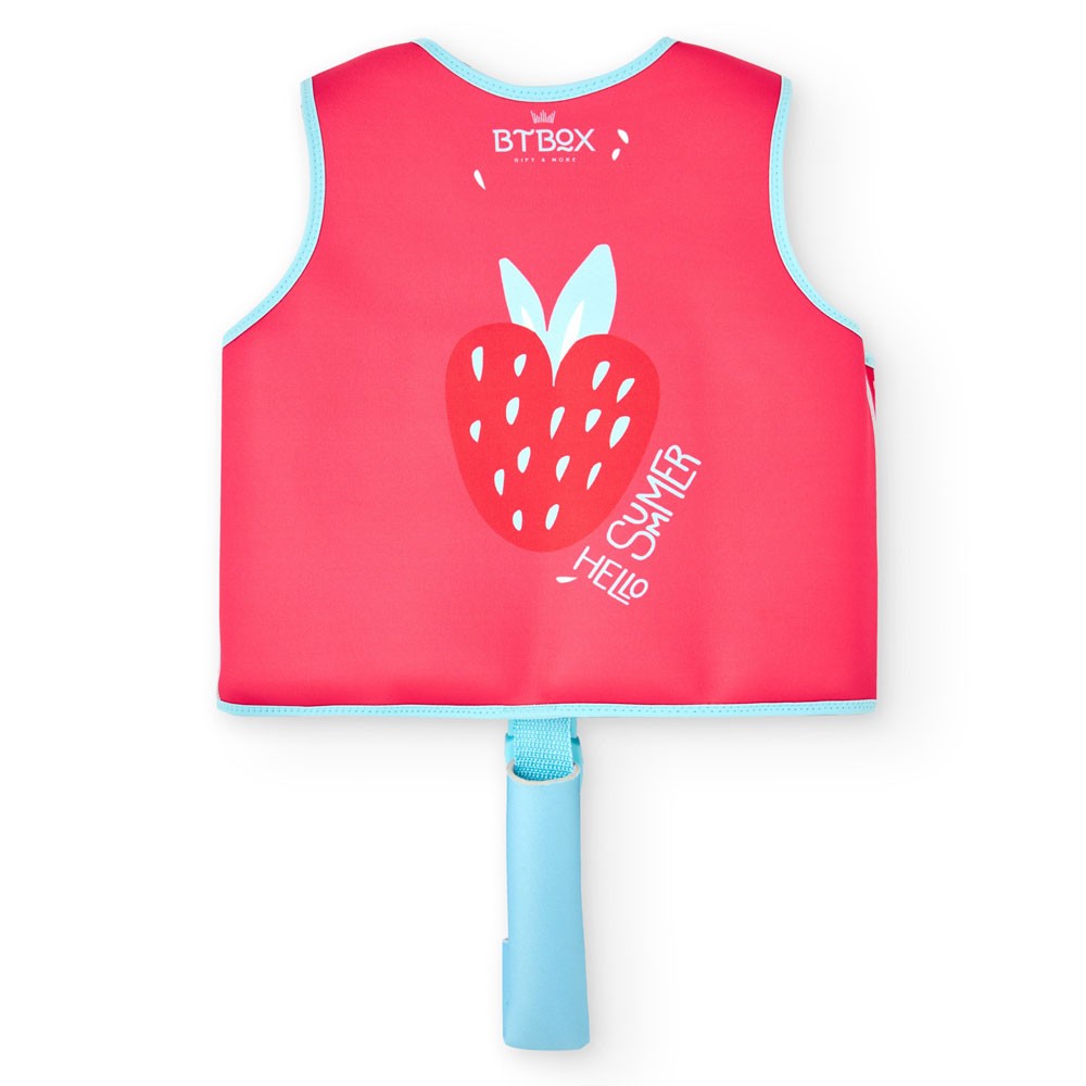 Chaleco flotador aprendizaje Btbox Strawberries