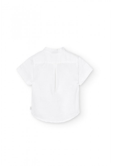 Camisa Boboli lino manga corta