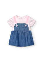 Vestido Boboli denim combinado