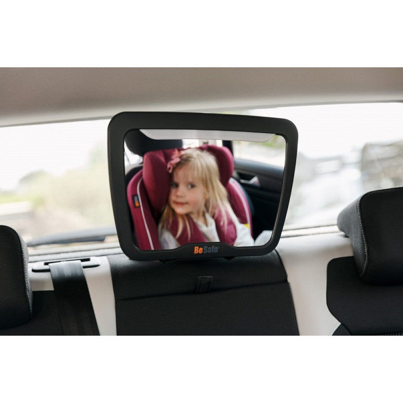 Maxi Espejo de seguridad Besafe ajustable 360º con luz led y mando