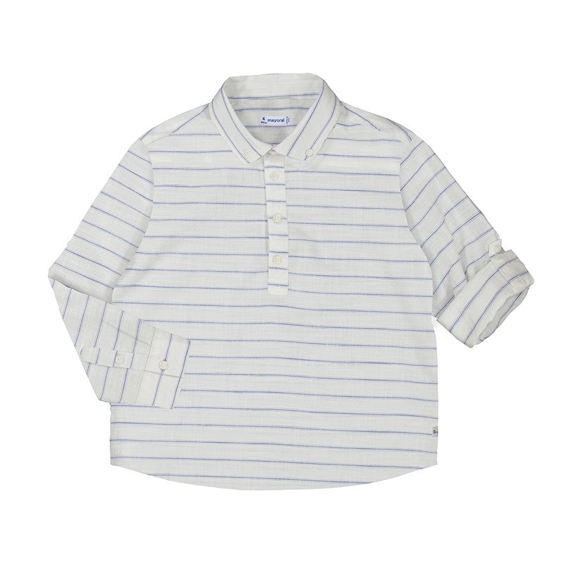 Camisa Mayoral manga larga polera