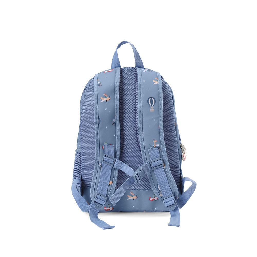 Mochila Mediana Tutete Planes + Llavero