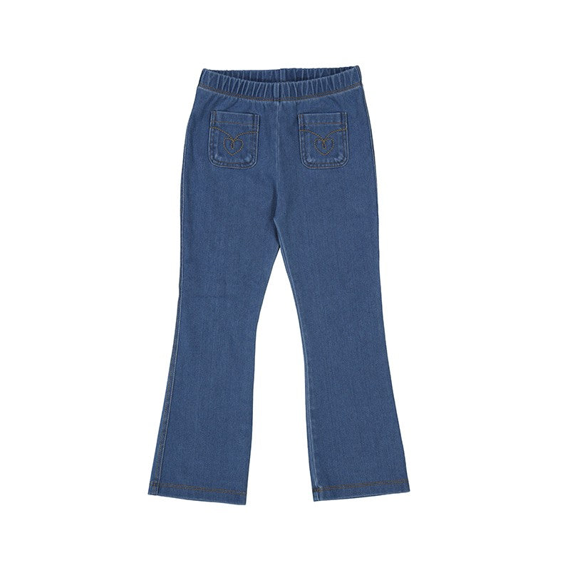 Leggings Mayoral flare knit denim