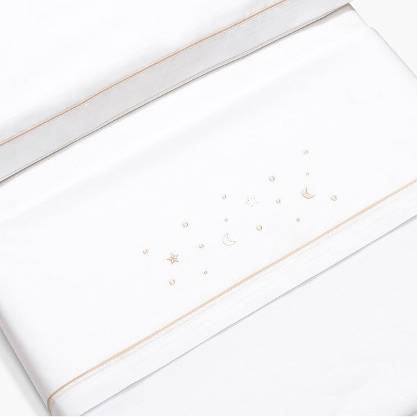 Triptico Cuna Estrellas  Luna+ Broche  Interbaby