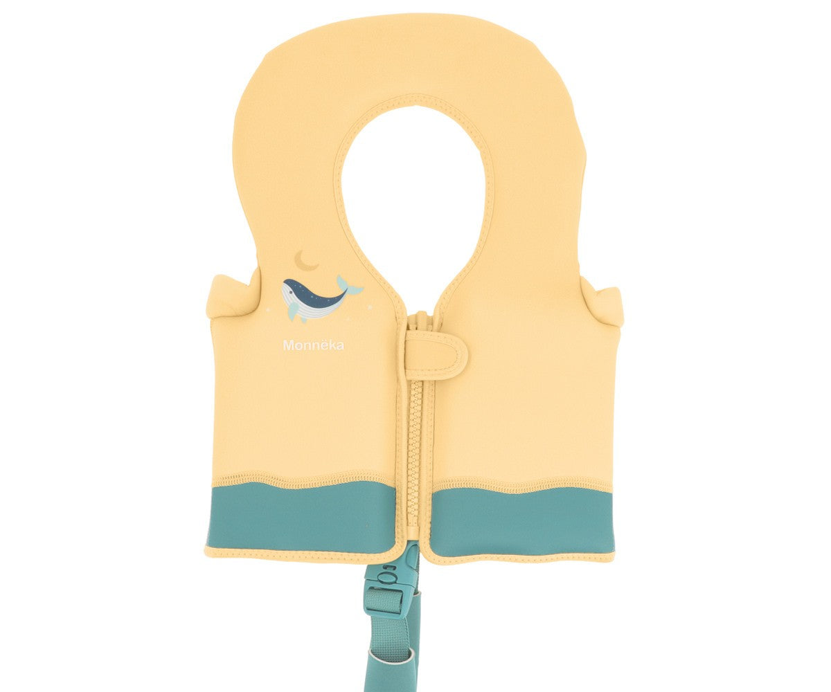 Chaleco Flotador Aprendizaje Monnëka Whale Teal 1-2 Años