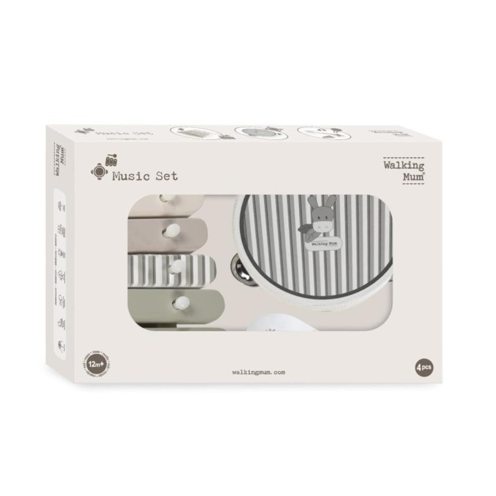 Set Intsrumentos musicales Walking Mum madera Botton