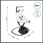 Hamaca eléctrica Babymoov SWOON Evolution Curl white
