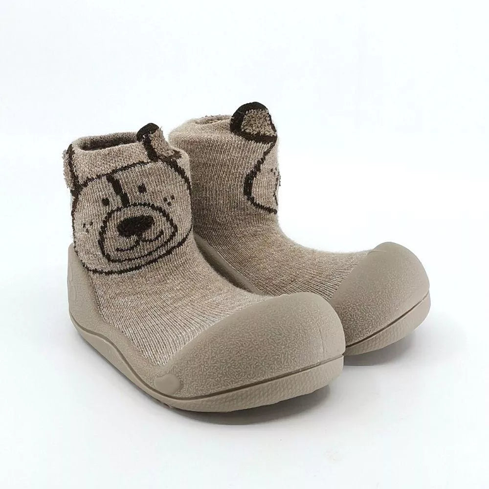 Zapato calcetín Attipas TEDDY BEIGE