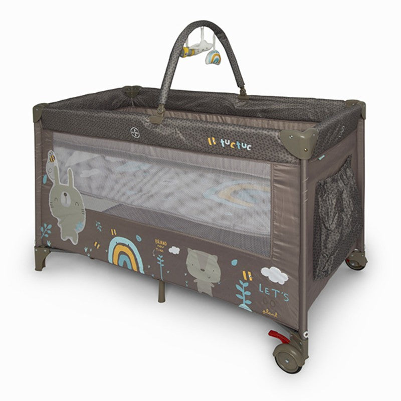 Cuna de Viaje Tuc Tuc Natural Beige