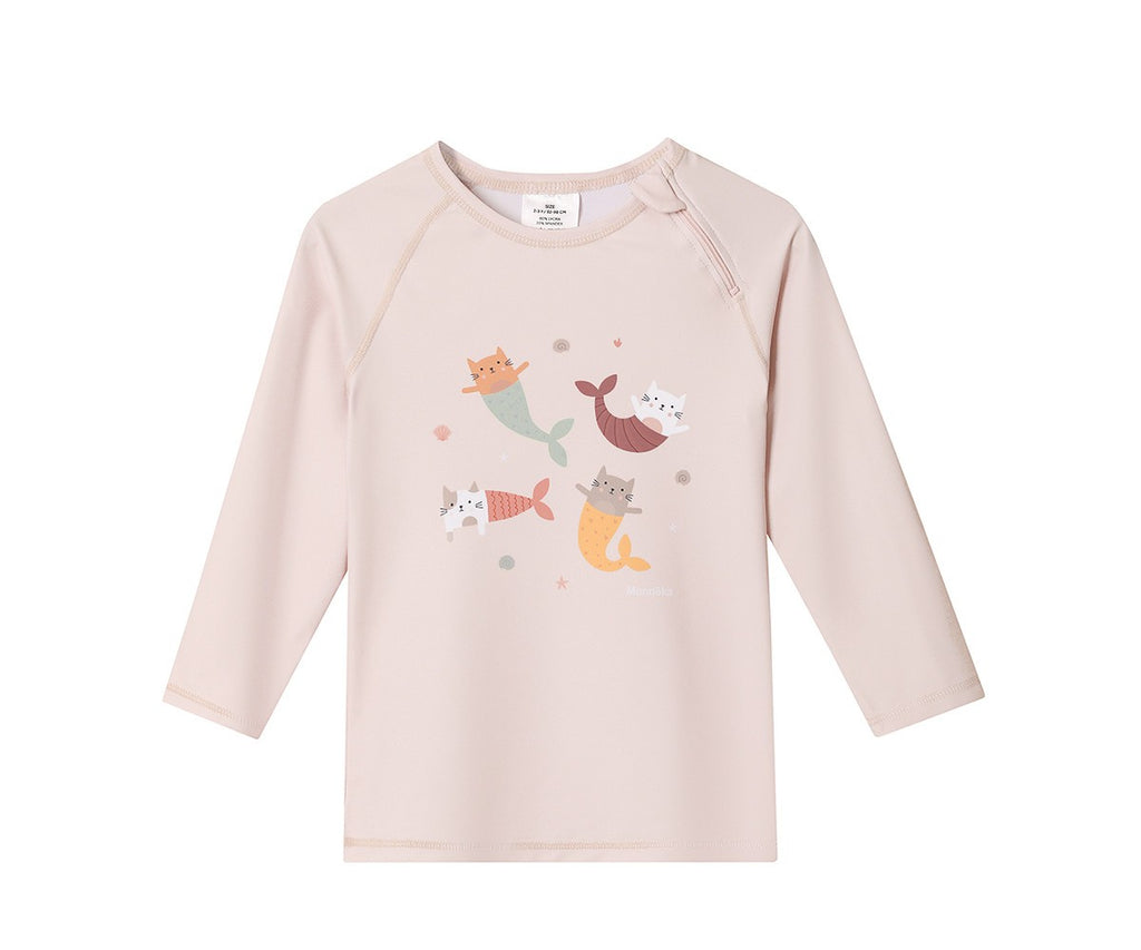 Camiseta Protección Solar Monnëka Manga larga Mermaid Cats