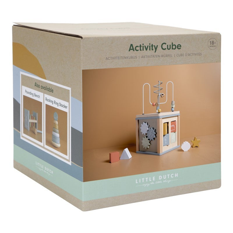 Cubo de actividades Little Dutch Ocean Azul