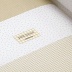 Minicuna Tijera Madera Cambrass Vichy 10 Beige/Natural