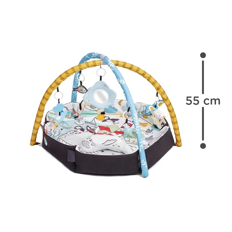 Alfombra educativa y Gimnasio Kinderkraft SMARTPLAY SEA con 20 bolas