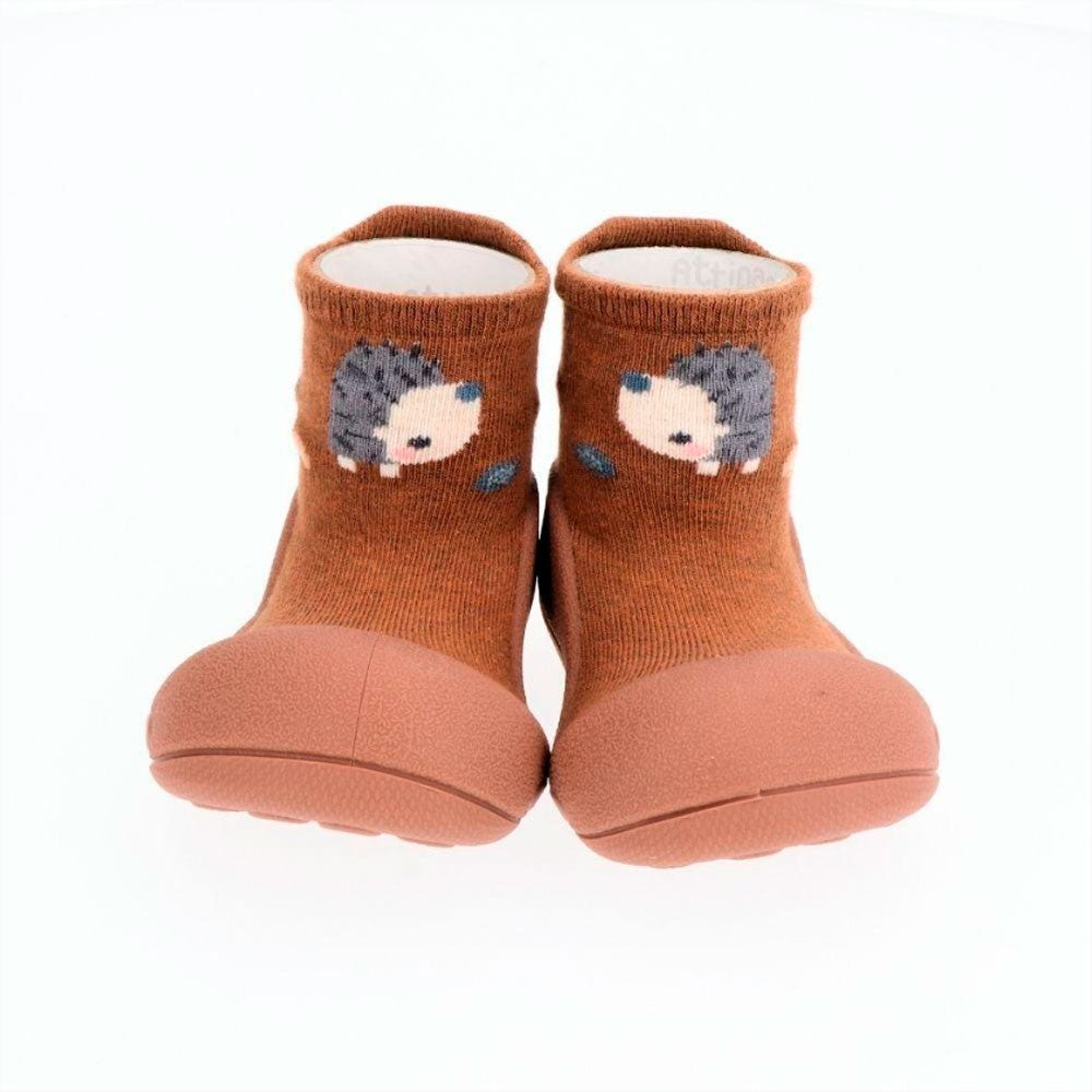 Zapato calcetín Attipas WOODLAND BROWN HEDGEHOG