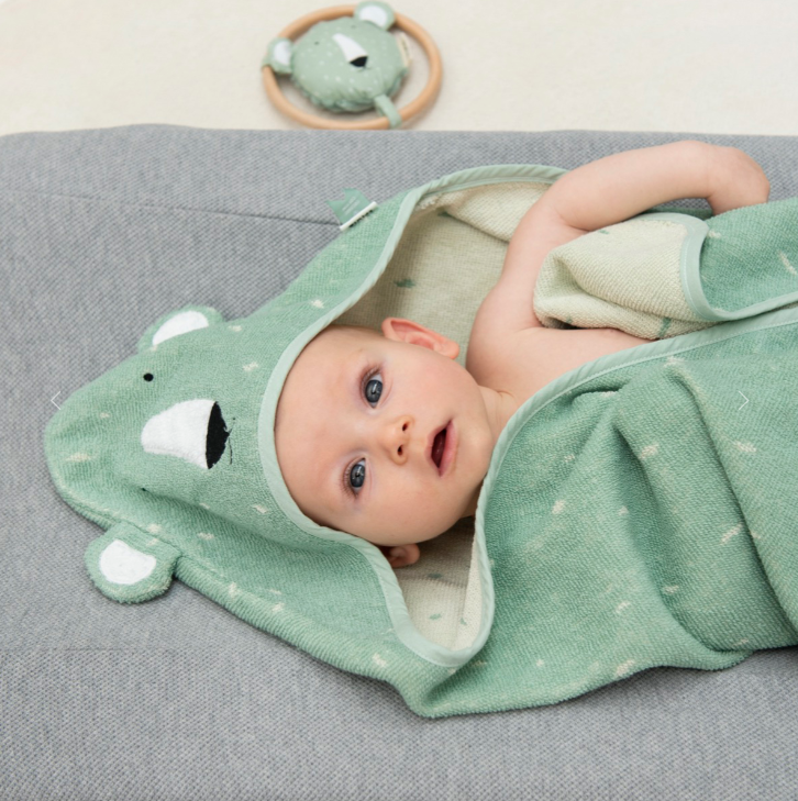 Toalla Capa de baño Trixie con algodón orgánico Mr. Polar Bear 75x75