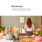 Robot de cocina Babymoov Nutribaby Glass de vidrio Celadon Green