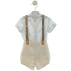 Conjunto Bebé Yoedu Dulcinea con tirantes