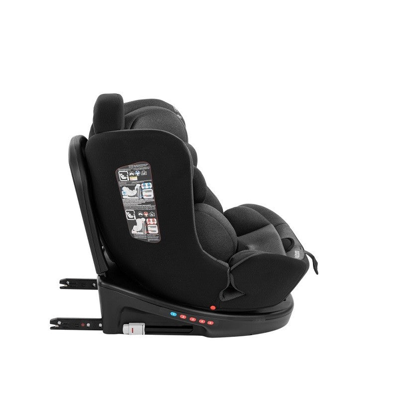 Silla Auto KikkaBoo I SAFE I-Size 360º 40-150 cm (R129)