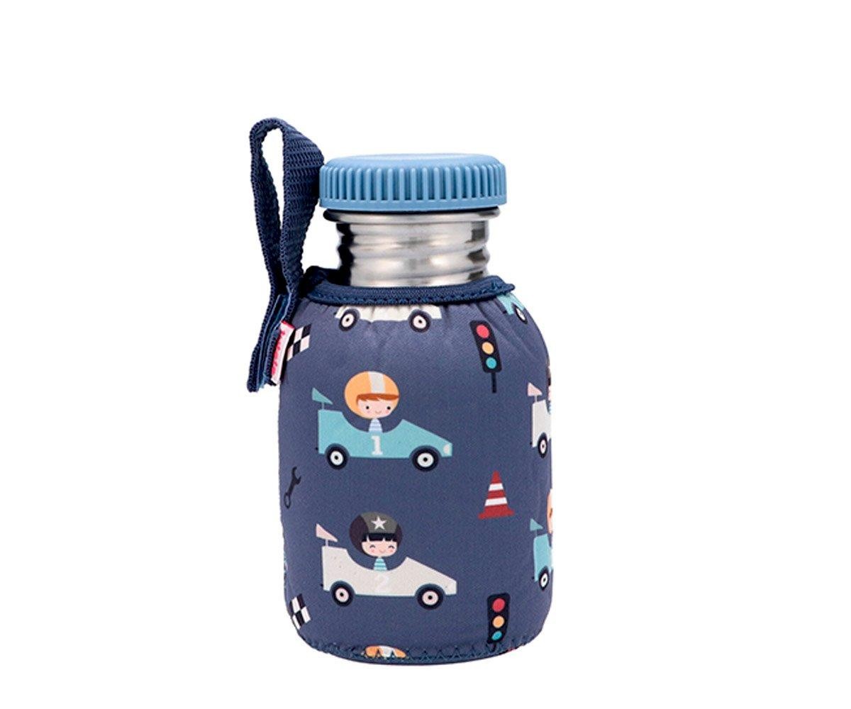 Botella Tutete Acero con Funda Speed Racers Personalizable 350ml