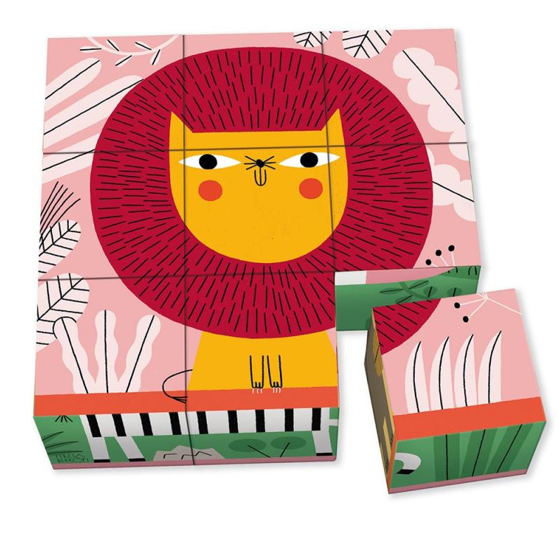 Puzzle Goula Cubos Selva
