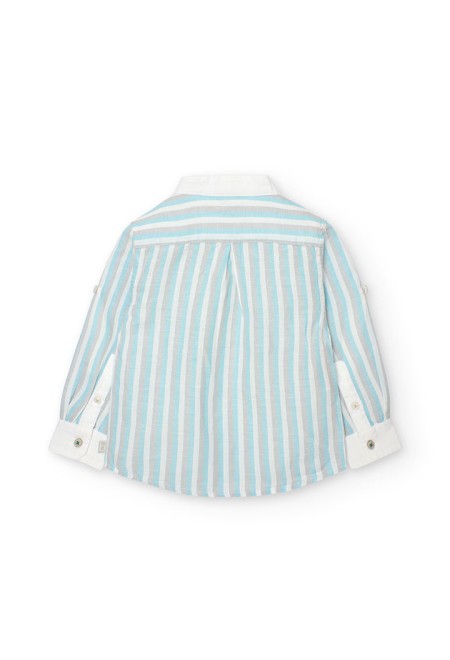 Camisa Boboli lino listada