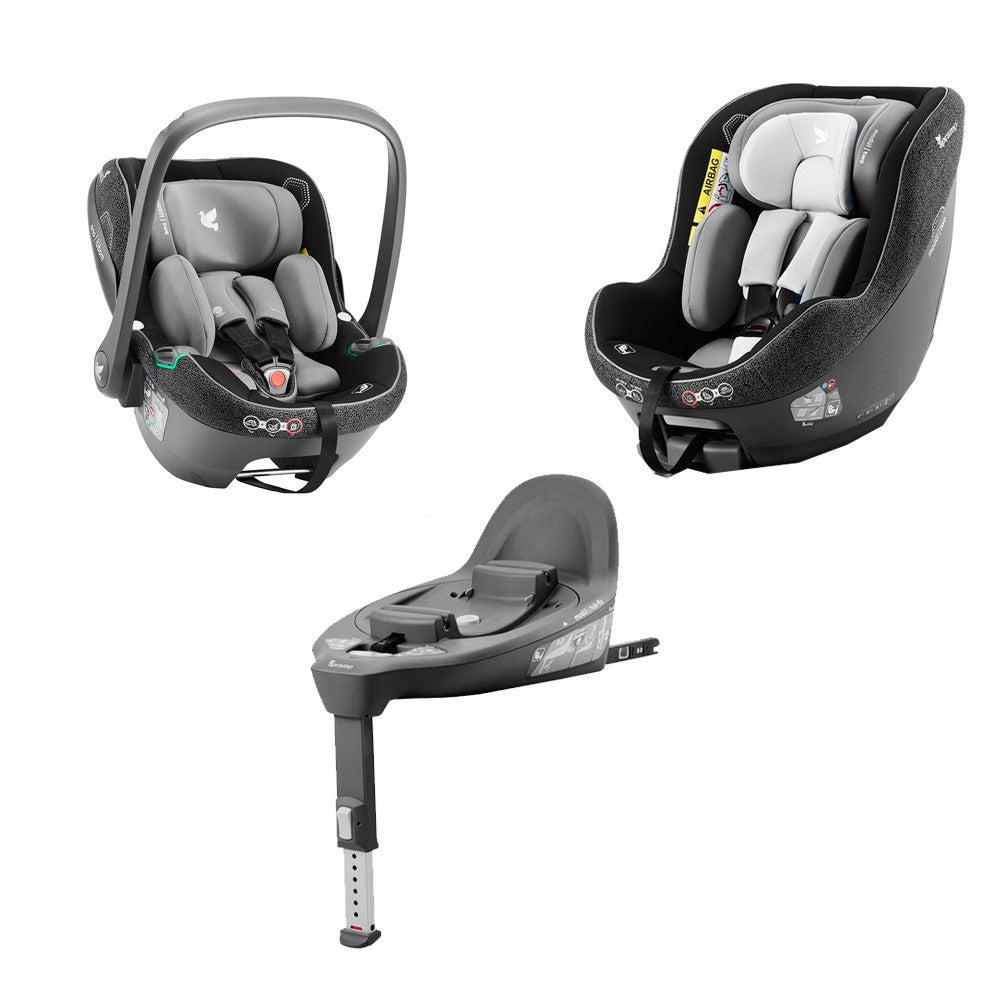 PACK Silla Auto Apramo Modül One, Modül two y base hub fix