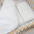 Edredón + Sábana Bajera + Almohada Cuna Pasito a Pasito Little Bloom Vichy