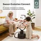 Hamaca eléctrica Babymoov conectada con aplicación Swoon Evolution Connect