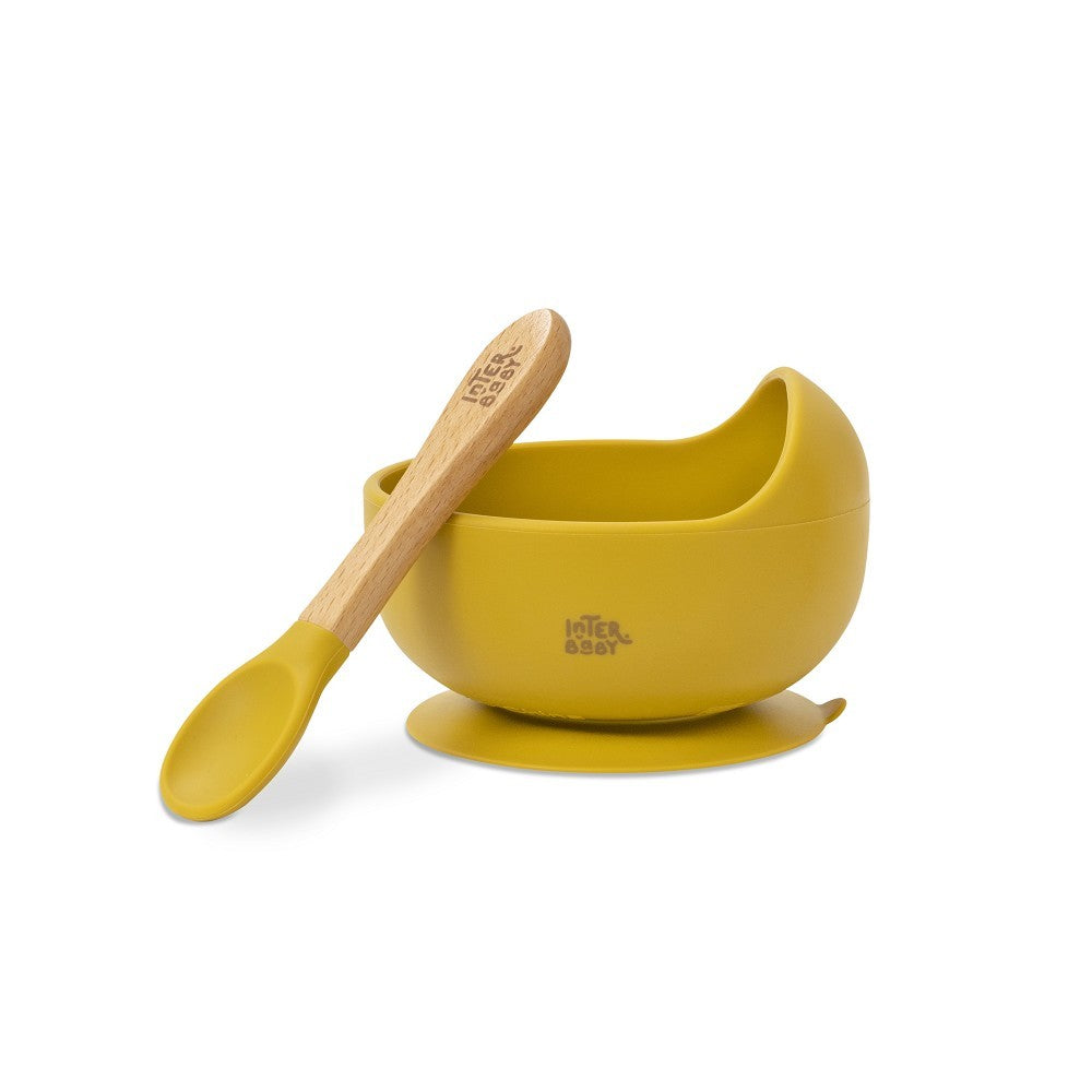 Cuenco Interbaby silicona con cuchara y ventosa