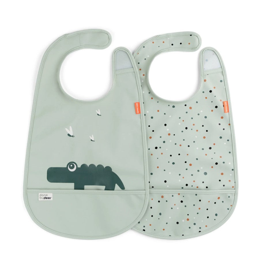 Babero con velcro Done By Deer Friends
