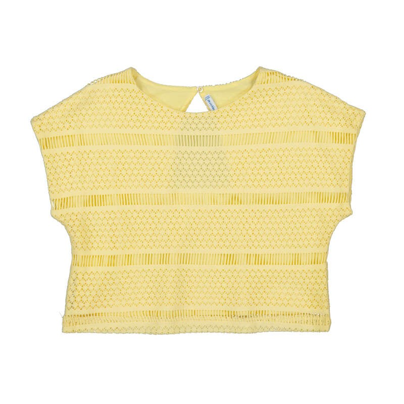 Top Mayoral imitación crochet