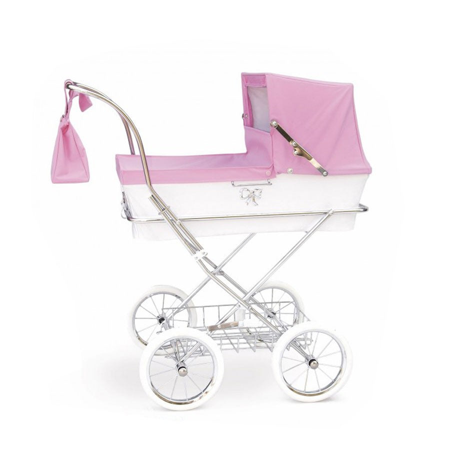 Cochecito de muñecas Bebelux Donosti Rosa PERSONALIZABLE
