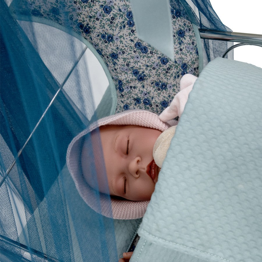 Cuna para reborn Bebelux Liberty Agua Marina