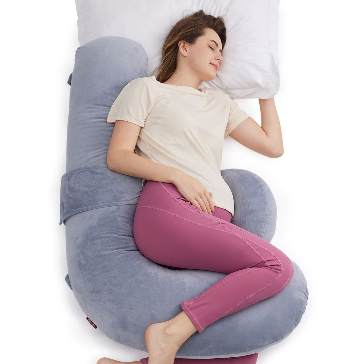 Almohada lactancia Momcozy forma F