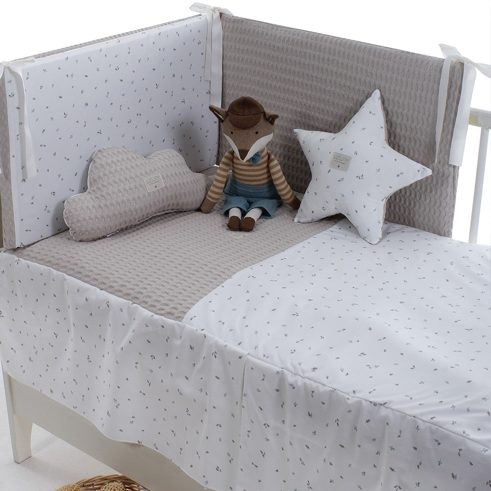 Colcha y Protector de cuna 120x60 Uzturre Renata