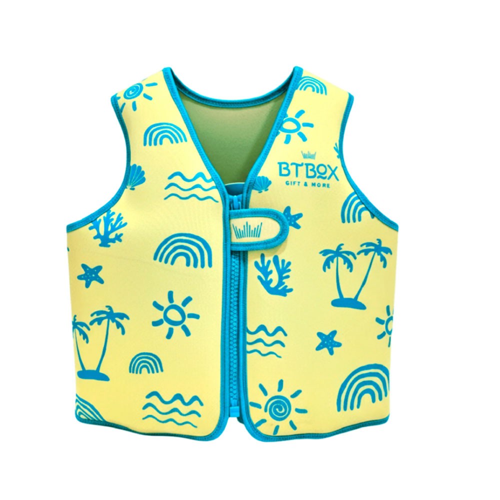 Chaleco flotador aprendizaje Btbox Neon Palms