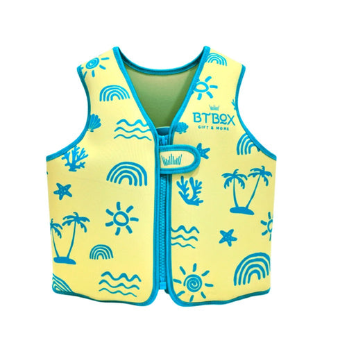 Chaleco flotador aprendizaje Btbox Neon Palms