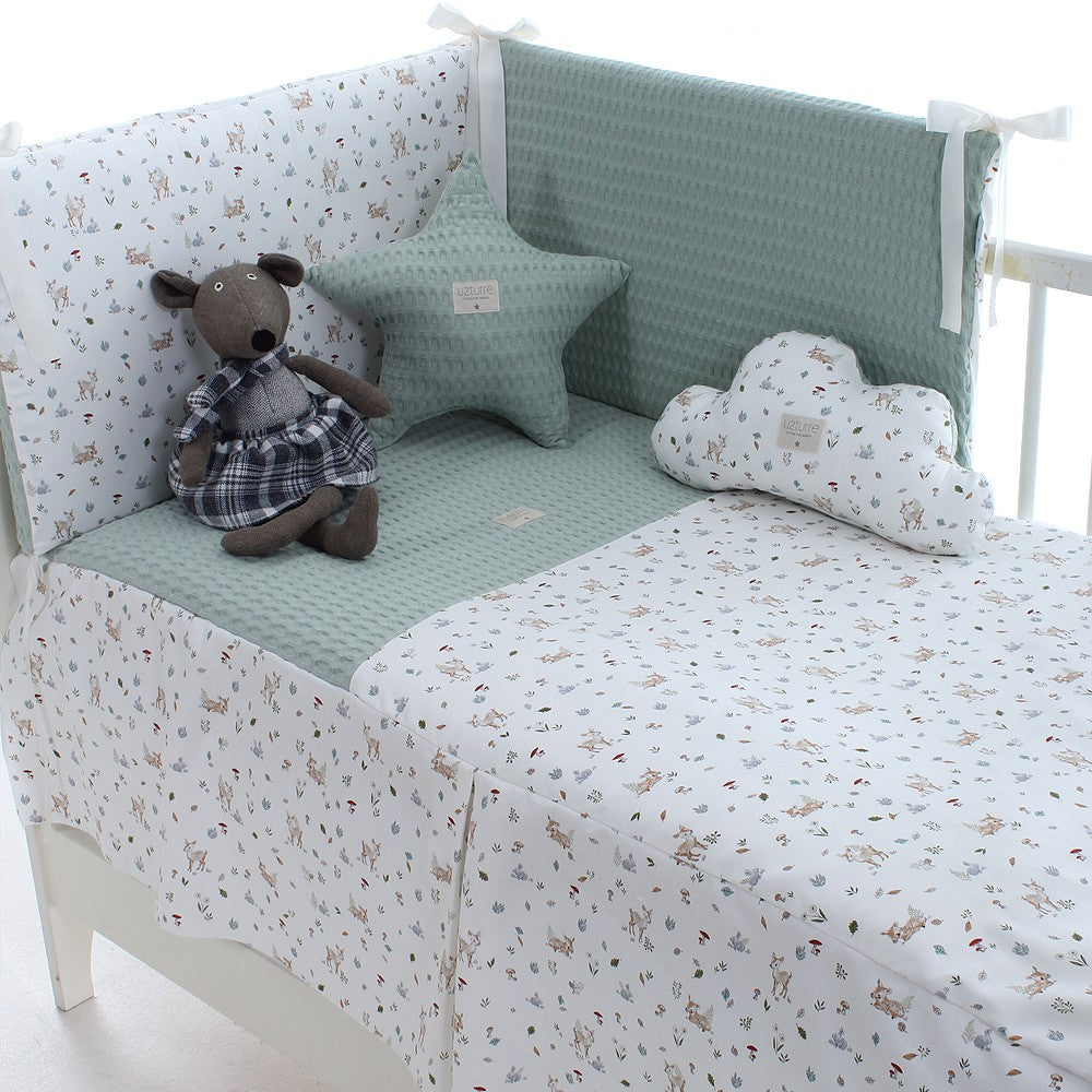 Colcha y Protector Cuna 60x120 Uzturre Bambi