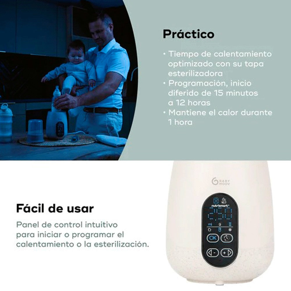 Calienta Biberon Babymoov Esterlizilador 5 en 1 Nutri Smart +