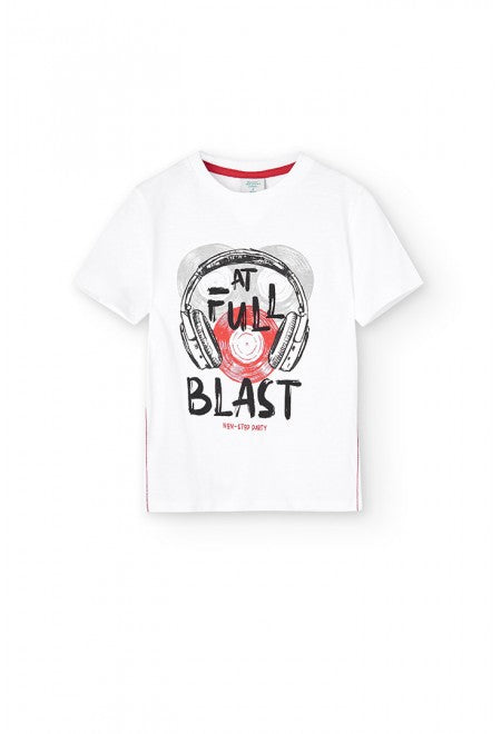 Camiseta Boboli punto manga corta