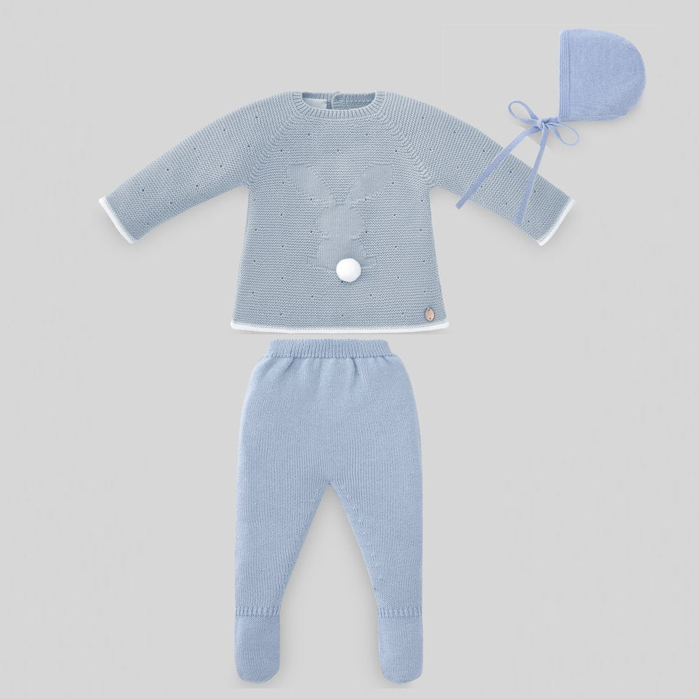 Conjunto Jubón, capota y polaina Paz Rodriguez Regalo OI 22-23