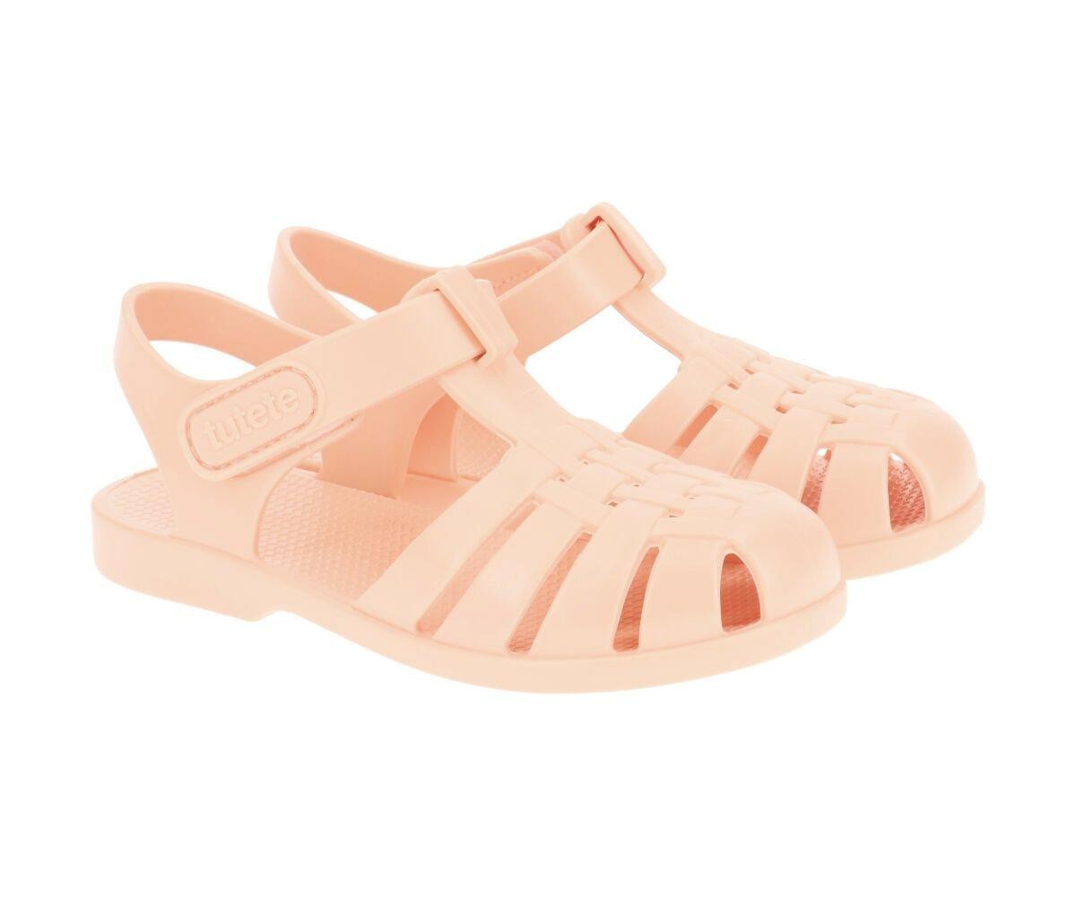 Cangrejeras Infantil Tutete Igor Velcro Clásica Salmón