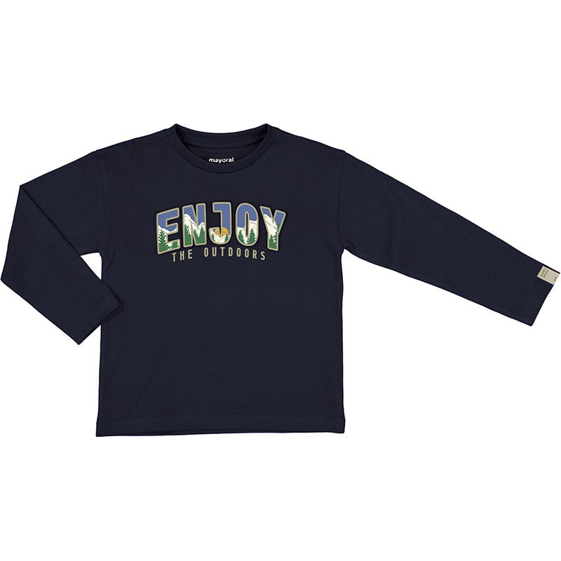 Camiseta Mayoral manga larga embossed