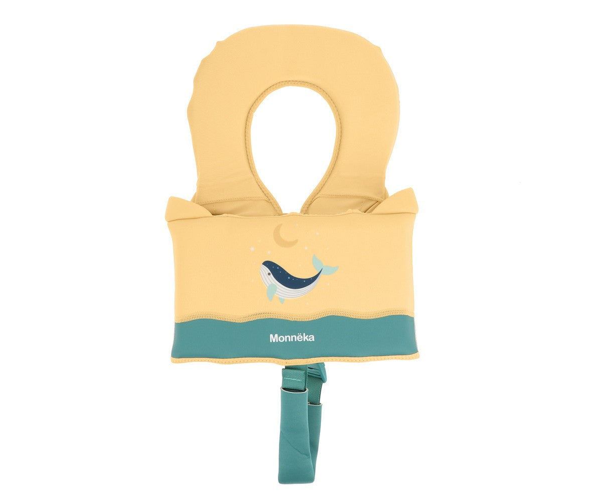 Chaleco Flotador Aprendizaje Monnëka Whale Teal 1-2 Años