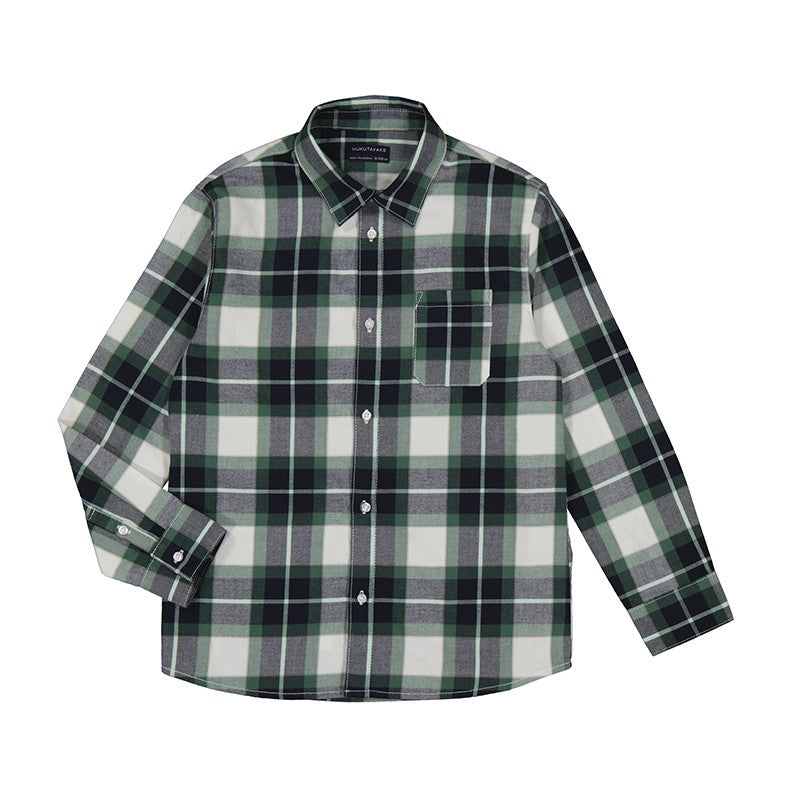 Camisa Mayoral manga larga cuadros