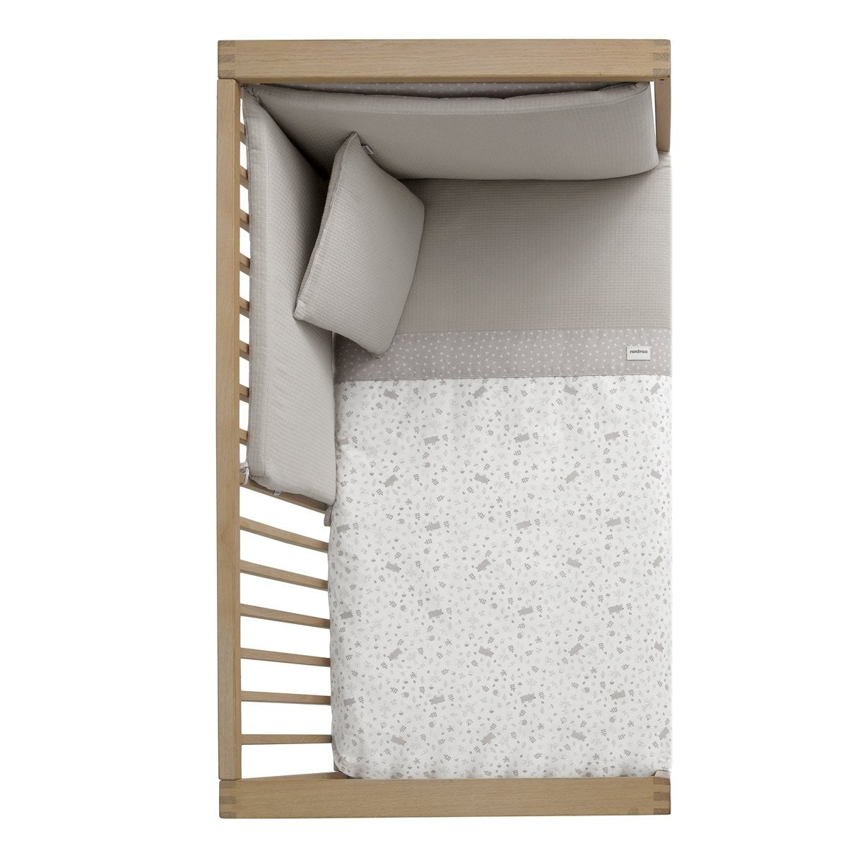 Juego 2 piezas funda nórdica cuna 70 Cambrass Abete