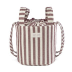 Bolsa Bucket Pasito a Pasito Cherry Rayas