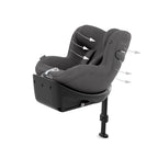 Silla auto Cybex Sirona Ti I-size Plus con reductor y capota antiuva