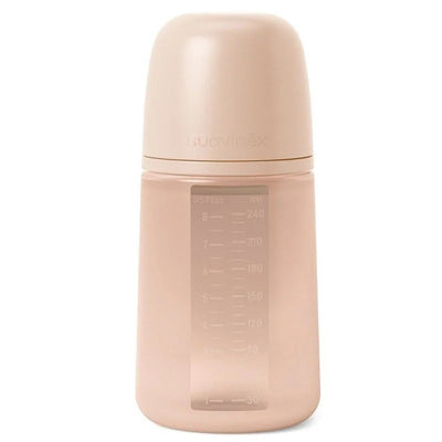 Biberão Fisiológico 240ml Silicone Suavinex Pro Medium Flow +3 Meses.