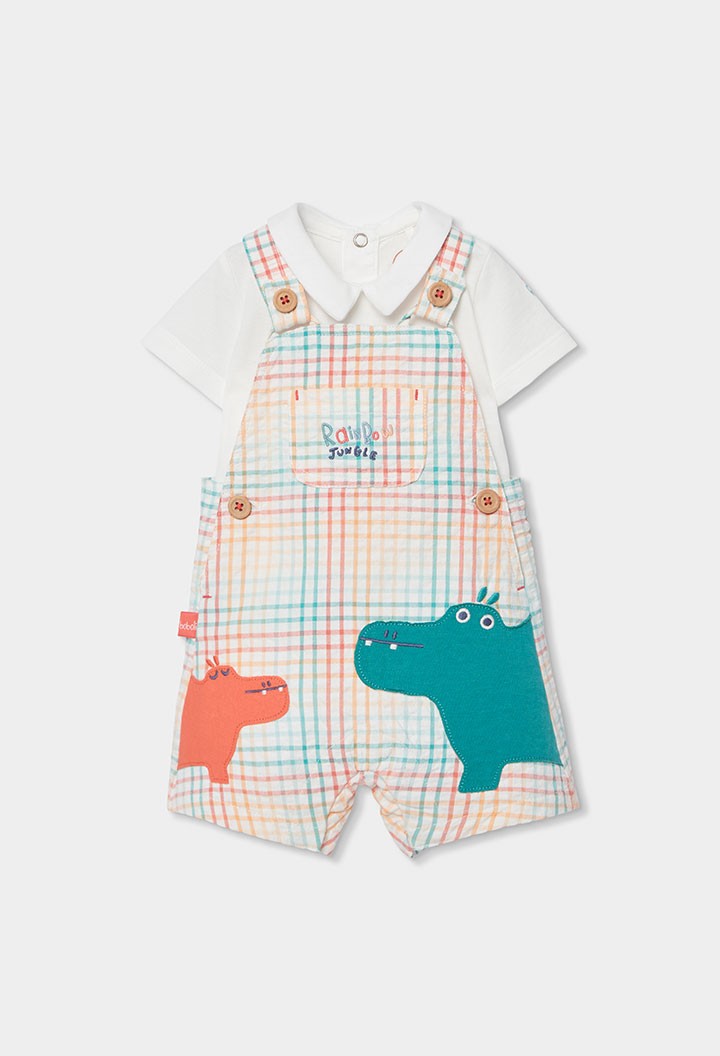 Conjunto Boboli punto con cuadros